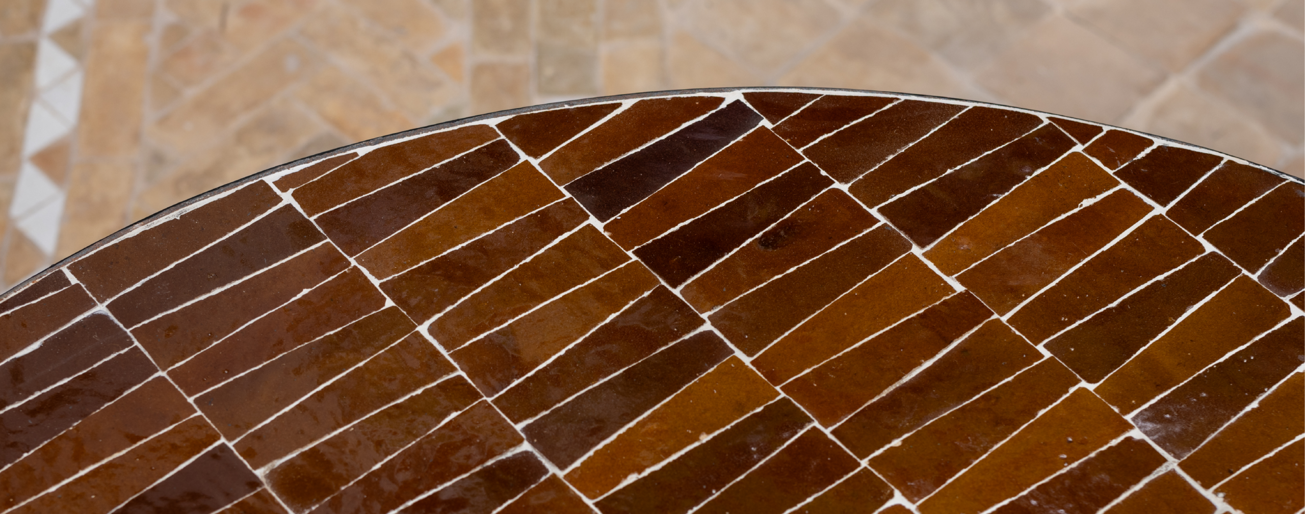 Coffee Table in Glazed Cement
