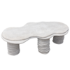 stacked coffee table_photo1 Wave Travertine Coffee Table