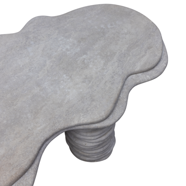 stacked coffee table_photo2 Wave Travertine Coffee Table