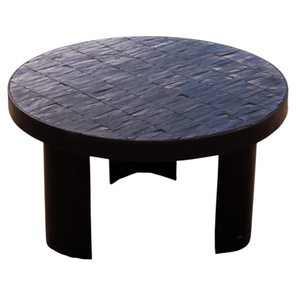 zellige tile noir coffee table_photo2 Zellige Tile Noir Coffee Table