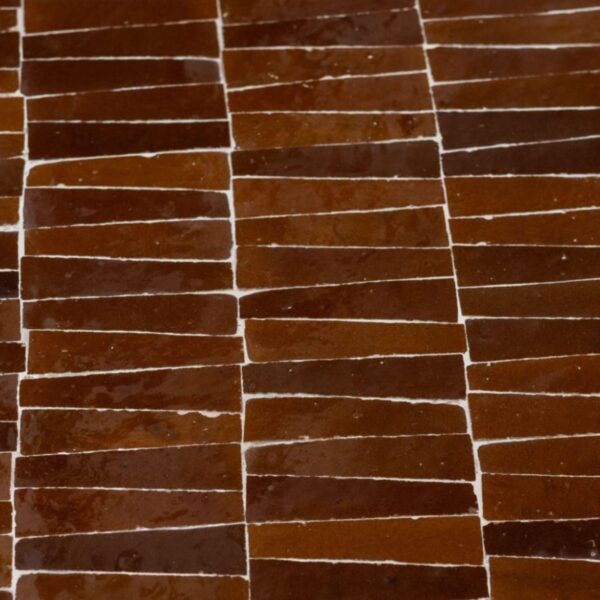 zellige tile ochre coffee table_photo3 Zellige Tile Ochre Coffee Table
