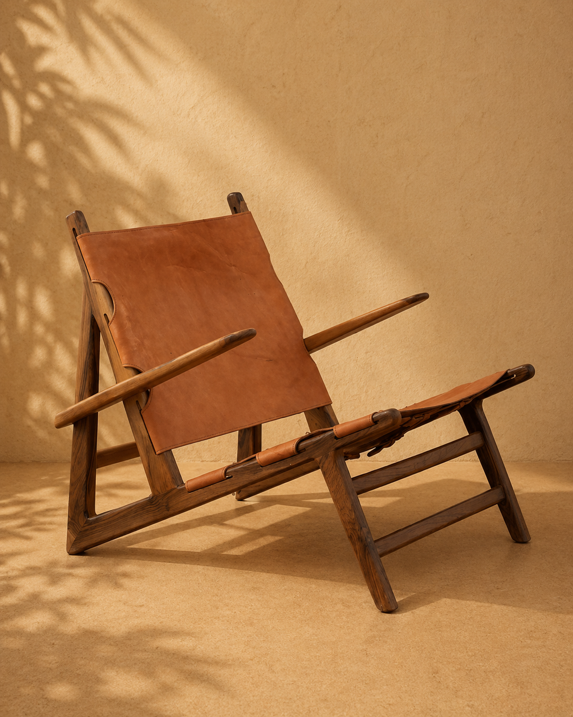 Elara Cane & Leather Armchair