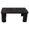 Zellige Tile Coffee Table in Noir