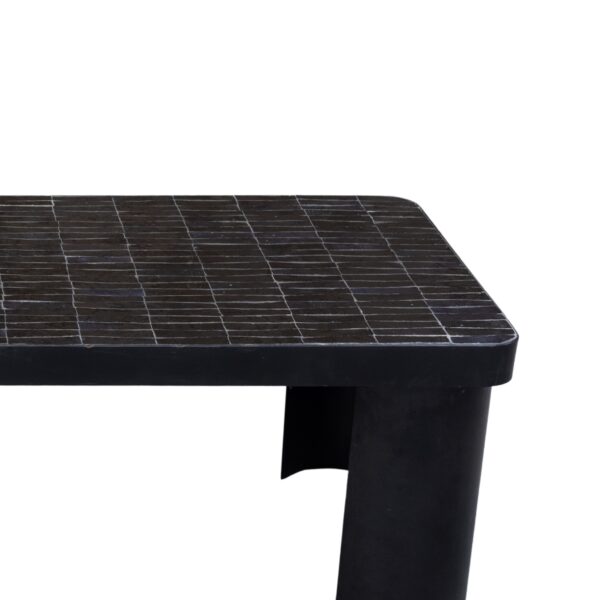 Zellige Tile Coffee Table in Noir