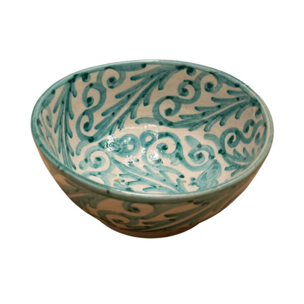 Azure Hand-Painted Ceramic Bowl