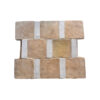 Block / Rectangle in Natural Clay / White