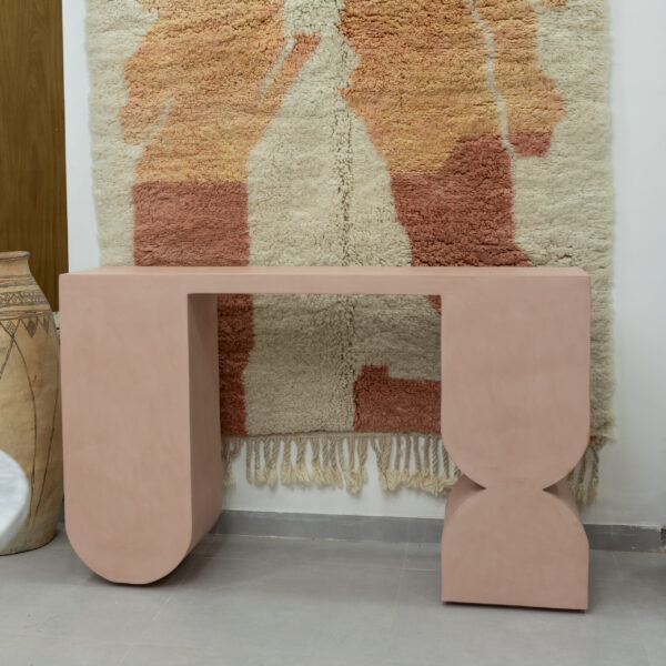 Sloane Sculptural Console Table