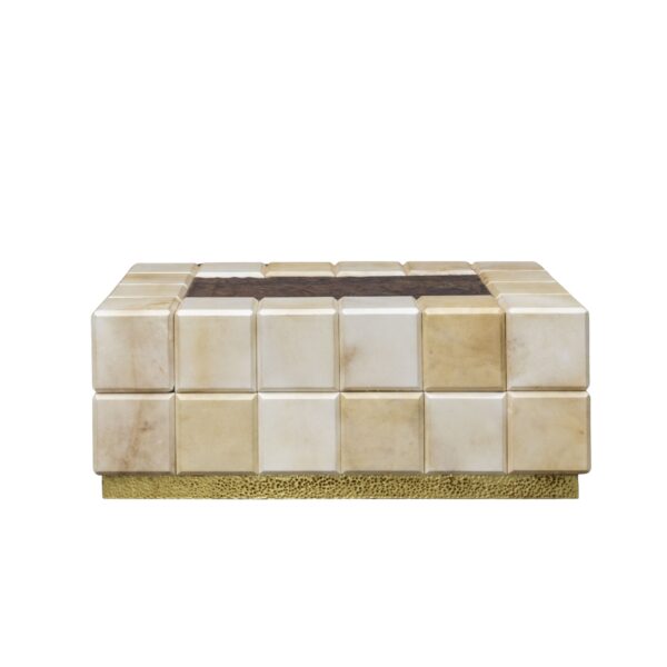 Marcello Parchment Side Table