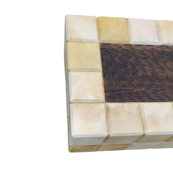 Marcello Parchment Side Table