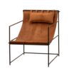 Nadia Leather Sling Chair