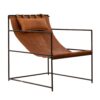 Nadia Leather Sling Chair