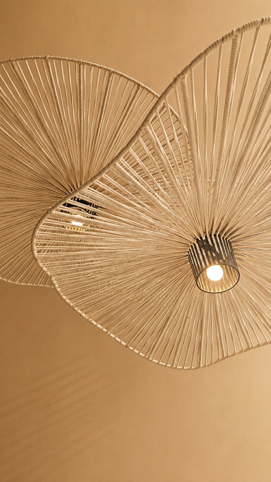 Elena Rattan Pendant Light