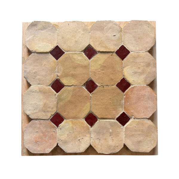 Wine Cabochons Square 1 Octagon Natural Clay with Wine Cabochons Squares