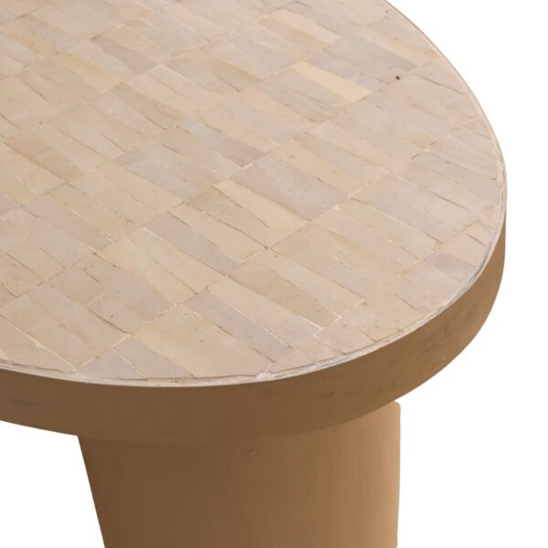 Zellige Linear Bone Dining Table 2 Zellige Linear Bone Dining Table