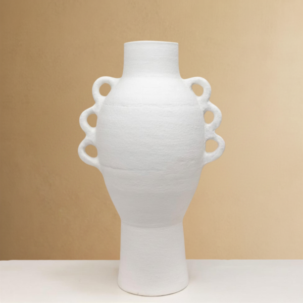 Handmade Clay Painted Vase